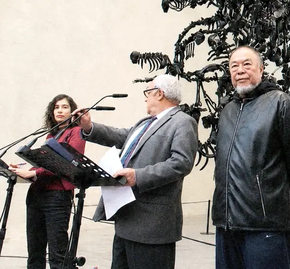 Raquel Llamas | Inauguración de la exposición de WEIWEI